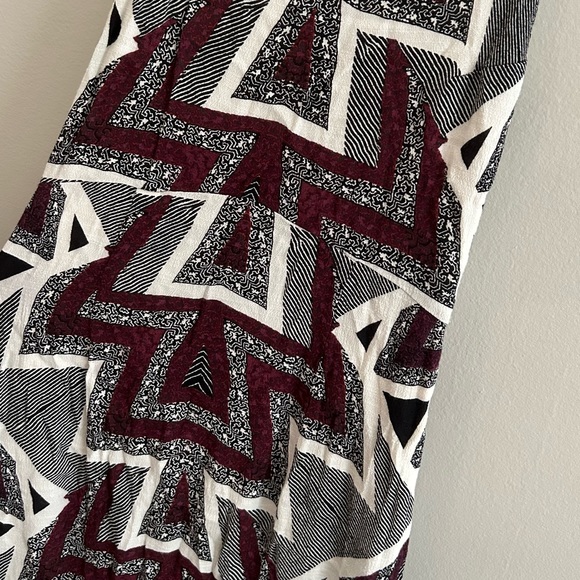 FREE PEOPLE Bohemian Serves You Right Printed Maxi Dress in Black | Size 8 - Picture 6 of 9